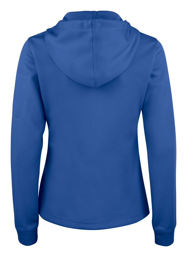 Basic Active Hoody Full Zip Women von Clique – White