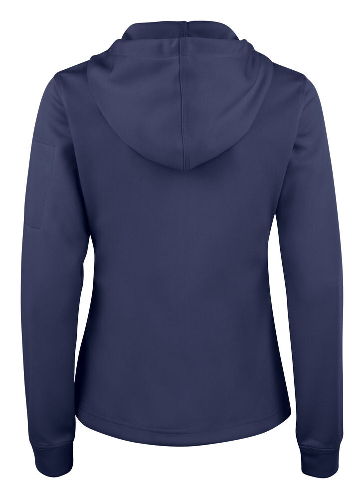 Basic Active Hoody Full Zip Women von Clique – White