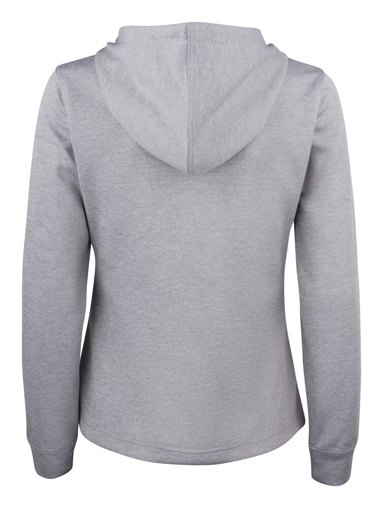 Basic Active Hoody Full Zip Women von Clique – White