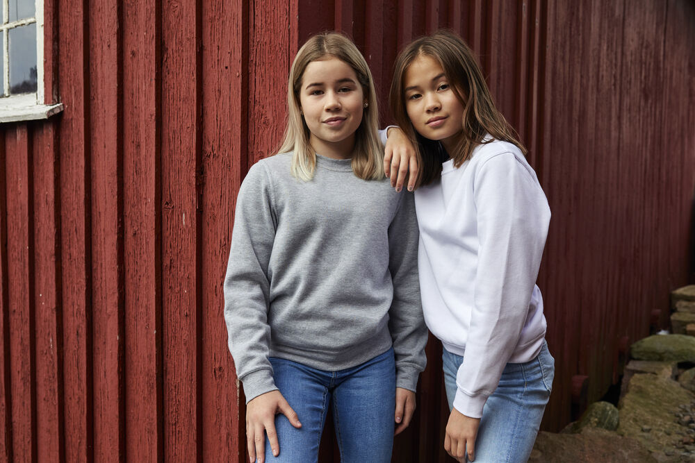 Basic Roundneck Junior von Clique – White