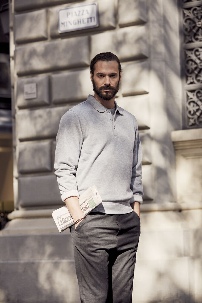 Clique Basic Polo Sweater – Pullover & Midlayer