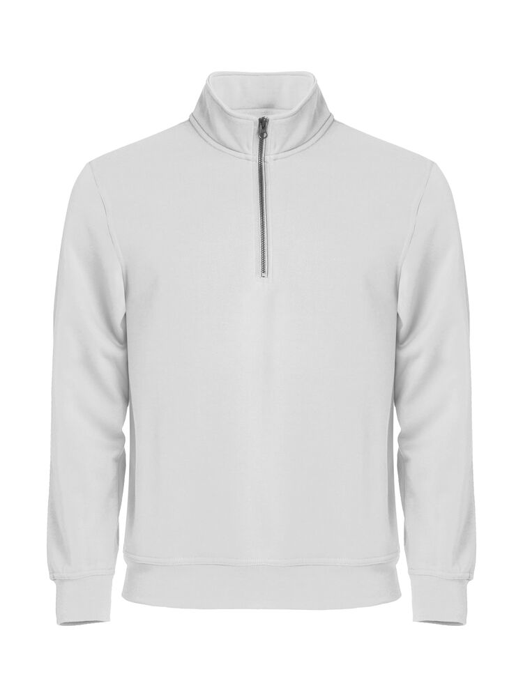 Basic Half Zip von Clique – White