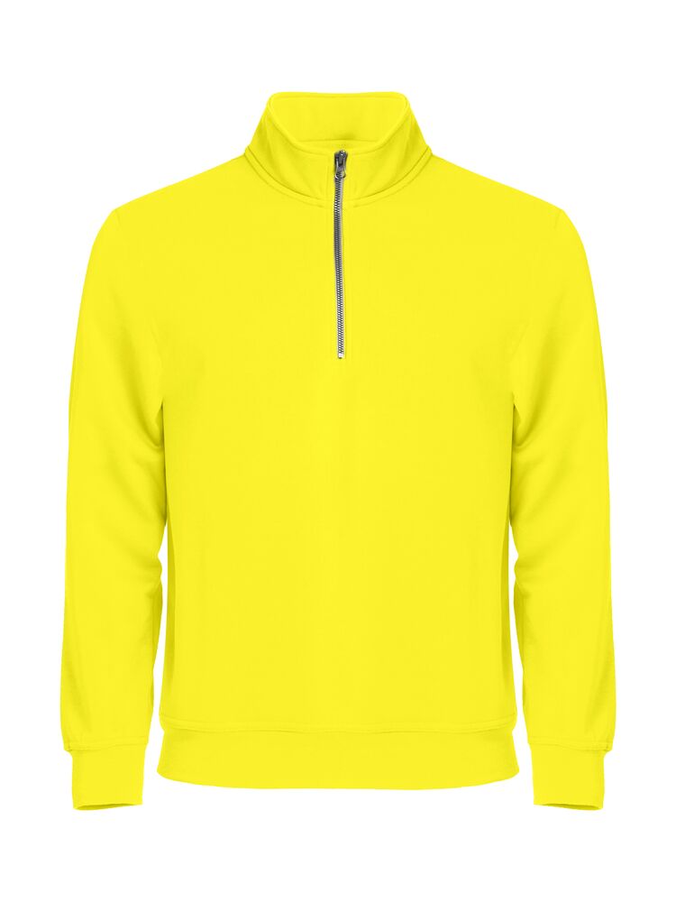 Basic Half Zip von Clique – White