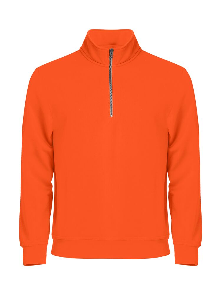 Basic Half Zip von Clique – White
