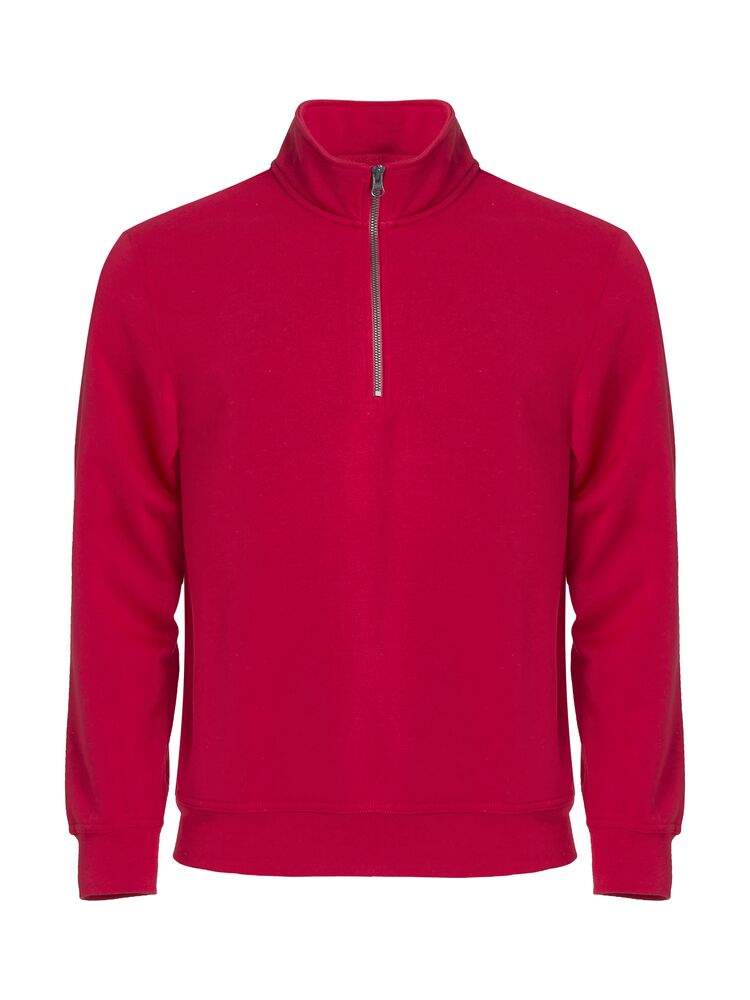Basic Half Zip von Clique – White