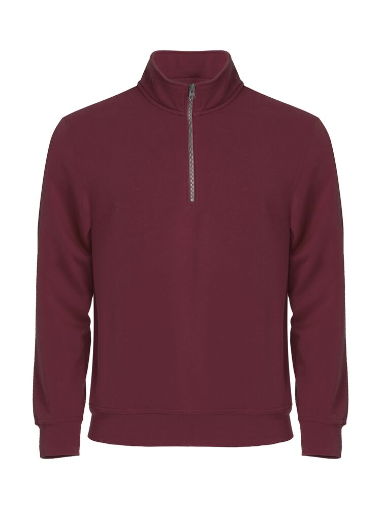 Basic Half Zip von Clique – White