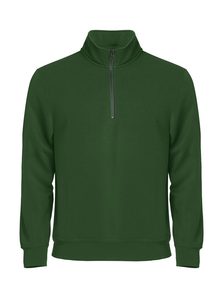 Basic Half Zip von Clique – White