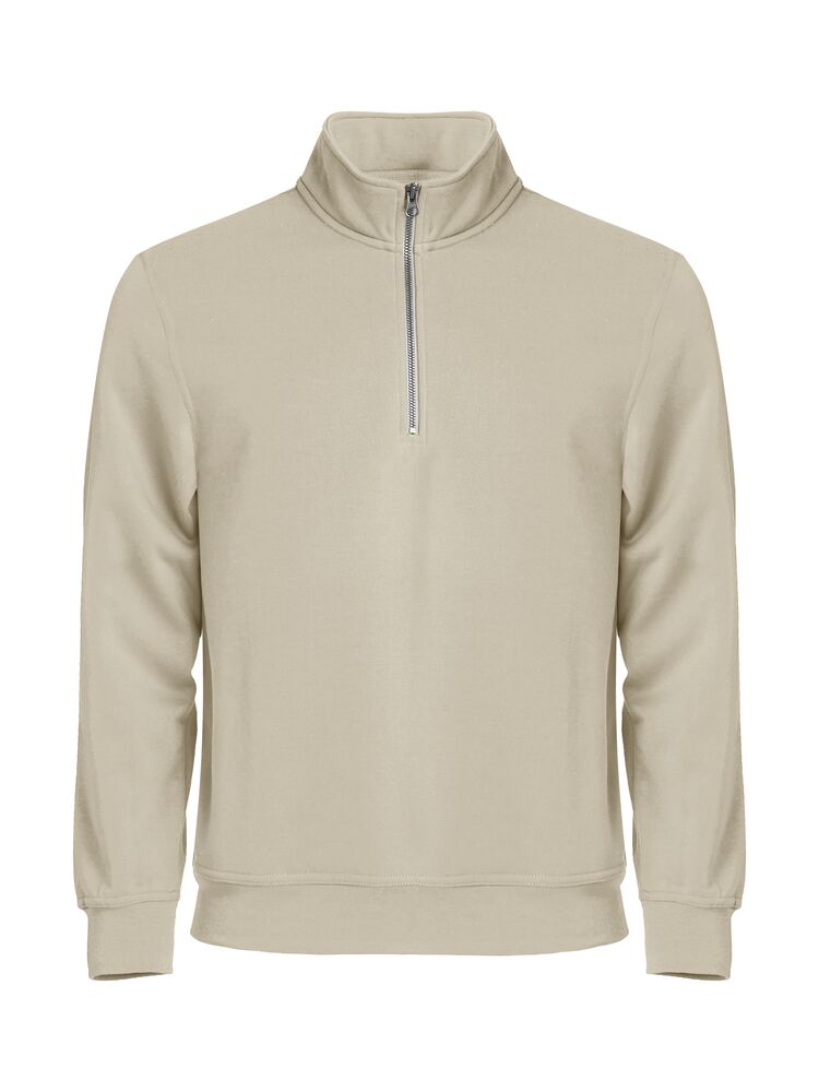 Basic Half Zip von Clique – White