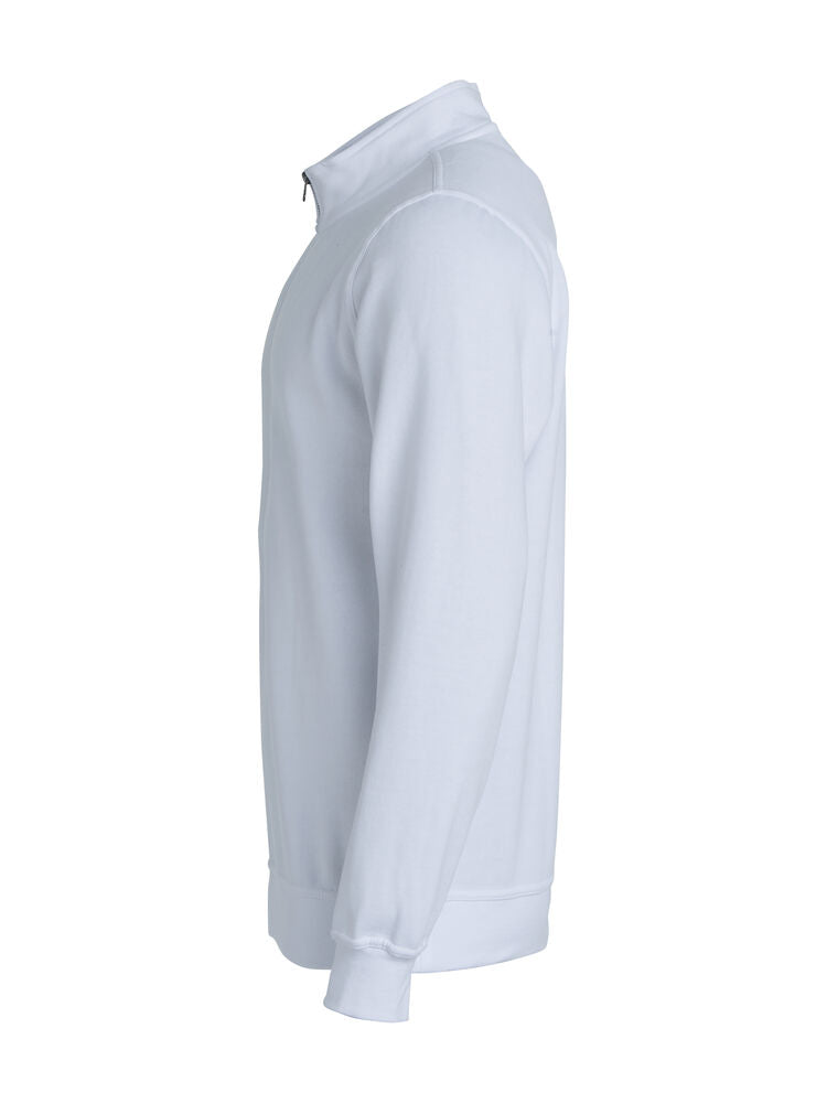 Basic Half Zip von Clique – White