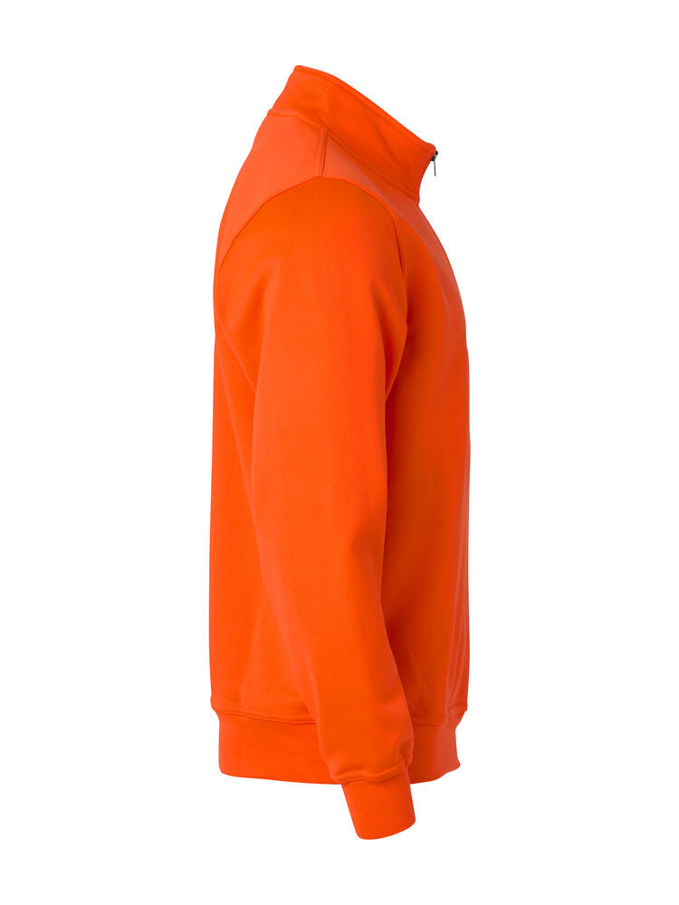 Basic Half Zip von Clique – White