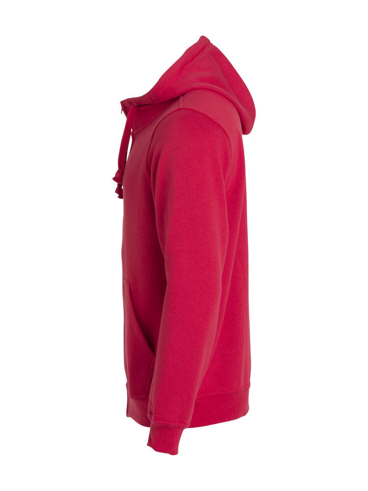 Basic Hoody Full Zip von Clique – White