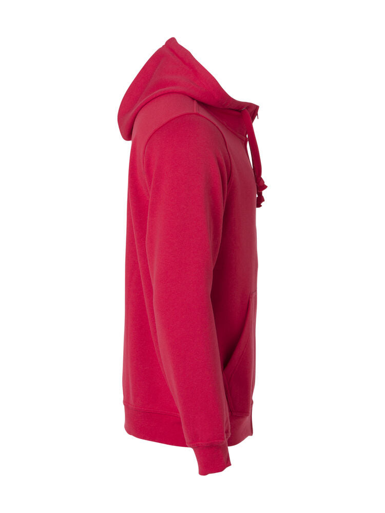 Basic Hoody Full Zip von Clique – White