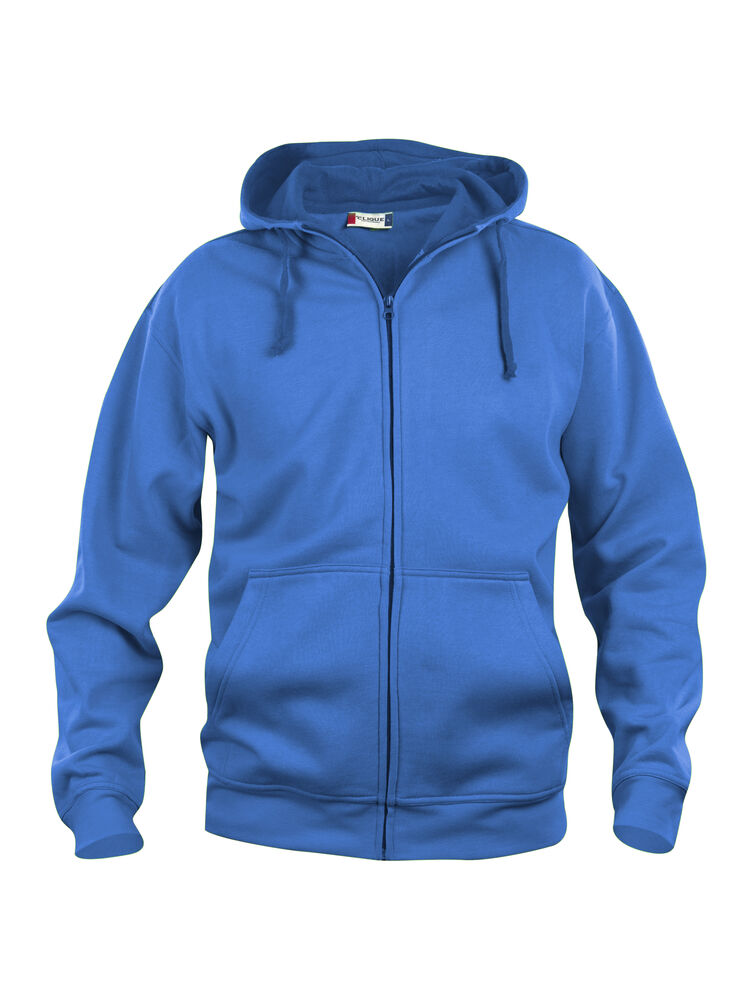 Basic Hoody Full Zip von Clique – White