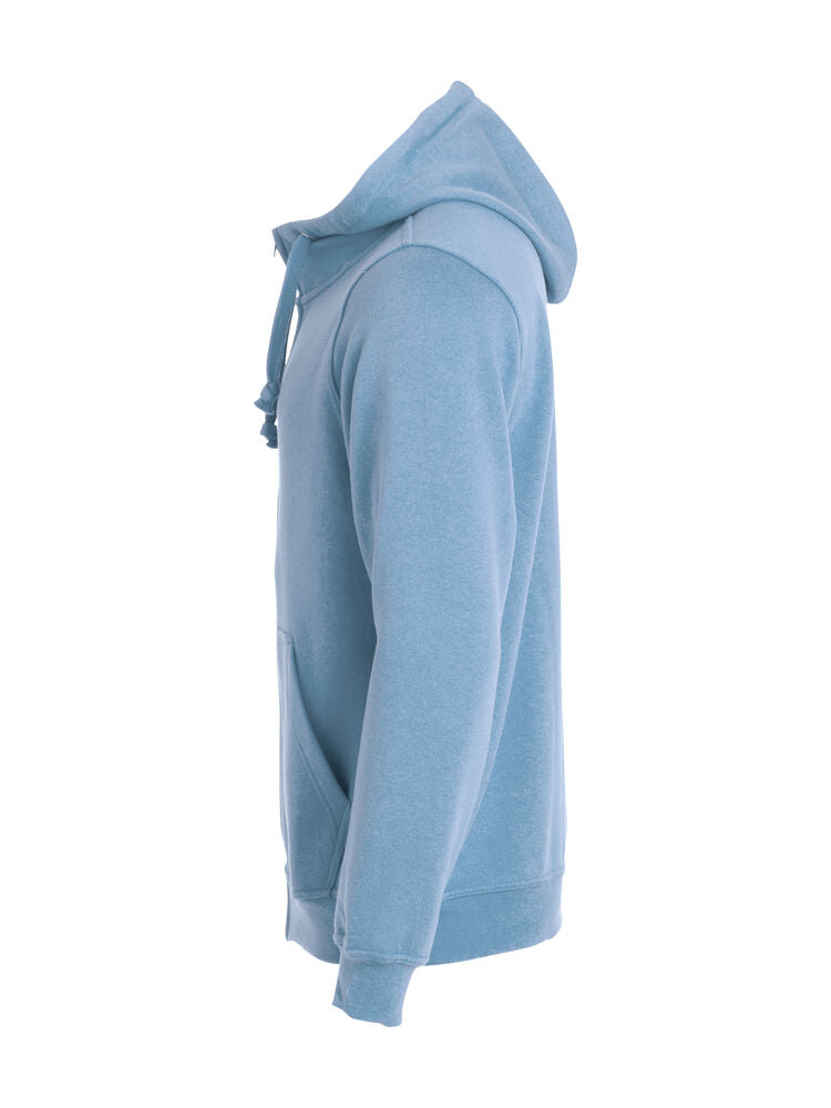 Basic Hoody Full Zip von Clique – White