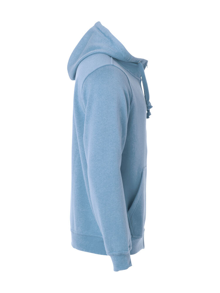 Basic Hoody Full Zip von Clique – White