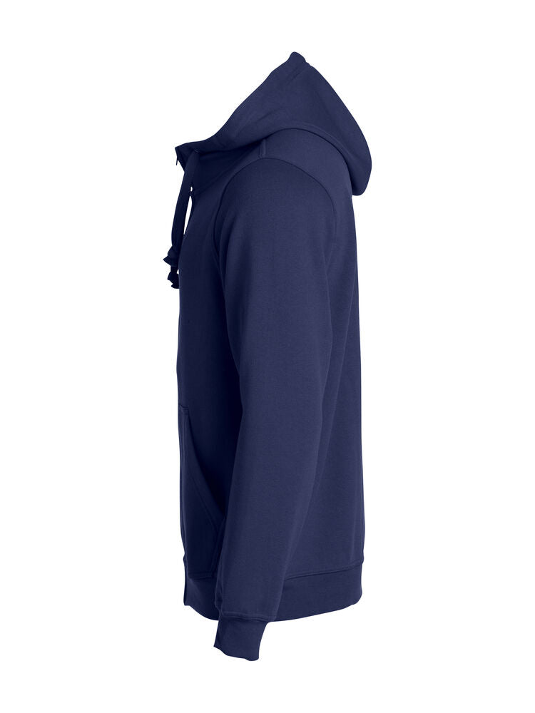 Basic Hoody Full Zip von Clique – White