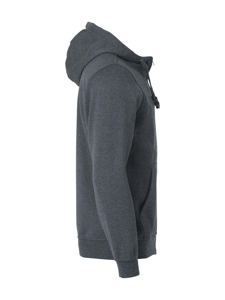 Basic Hoody Full Zip von Clique – White