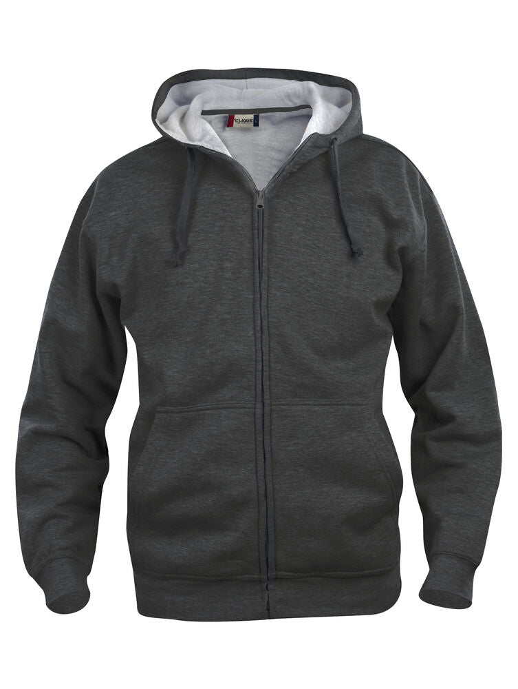 Basic Hoody Full Zip von Clique – White