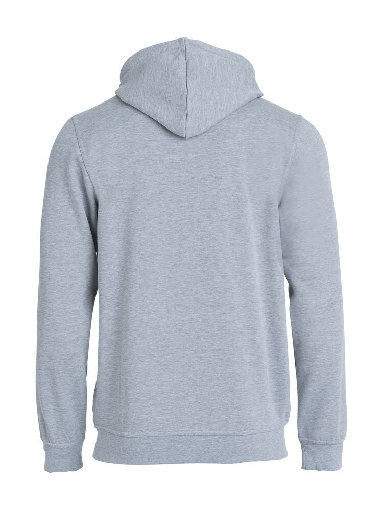 Basic Hoody Full Zip von Clique – White