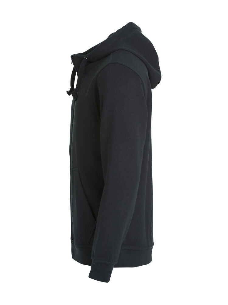 Basic Hoody Full Zip von Clique – White