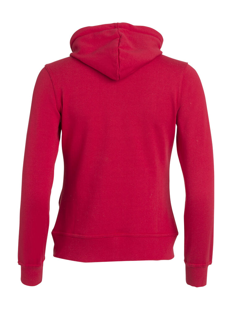 Basic Hoody Full Zip Women von Clique – White