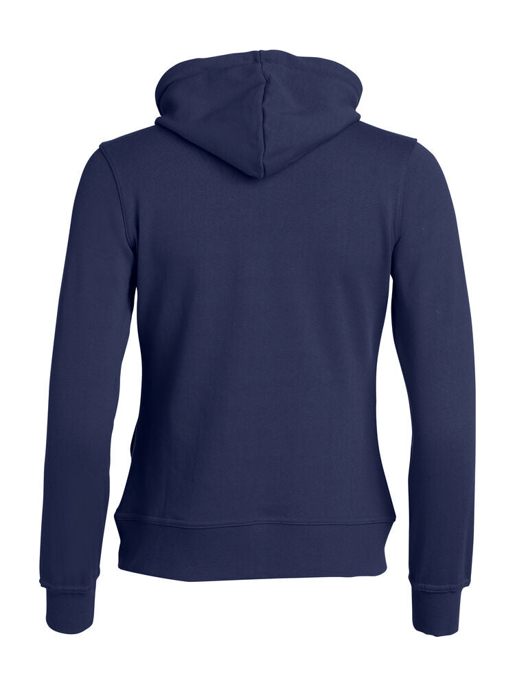 Basic Hoody Full Zip Women von Clique – White