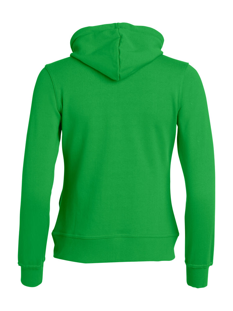 Basic Hoody Full Zip Women von Clique – White