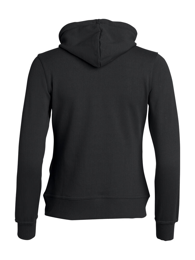 Basic Hoody Full Zip Women von Clique – White