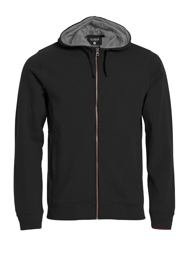 Classic Hoody Full Zip von Clique – Red