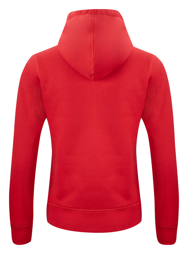 Classic Hoody Full Zip Women von Clique – Red