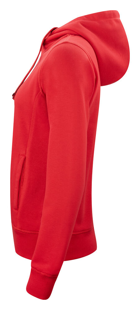 Classic Hoody Full Zip Women von Clique – Red