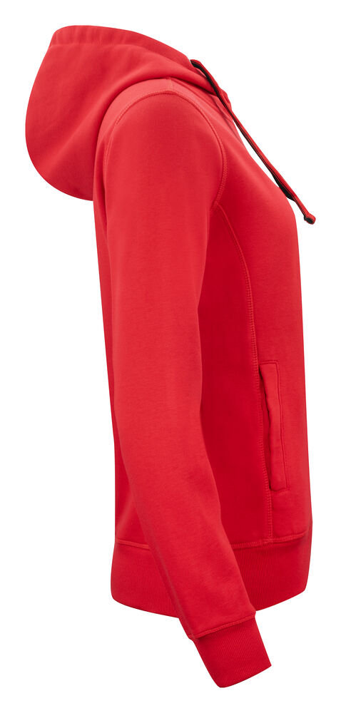 Classic Hoody Full Zip Women von Clique – Red