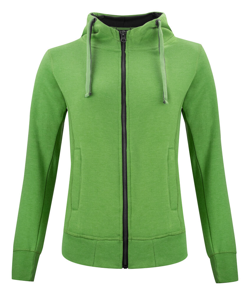Classic Hoody Full Zip Women von Clique – Red