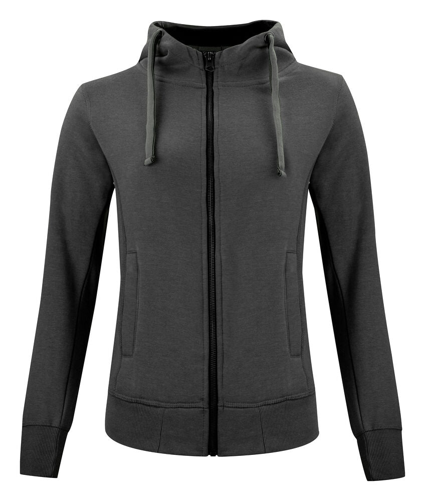 Classic Hoody Full Zip Women von Clique – Red