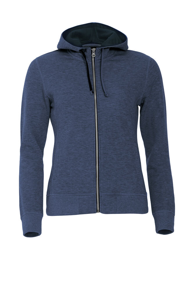 Classic Hoody Full Zip Women von Clique – Red