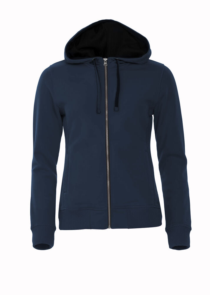 Classic Hoody Full Zip Women von Clique – Red