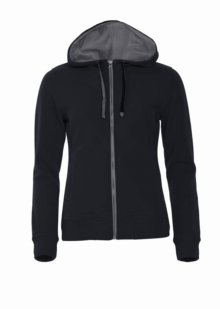 Classic Hoody Full Zip Women von Clique – Red