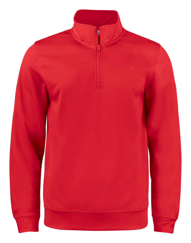 Basic Active Half Zip Junior von Clique – Red