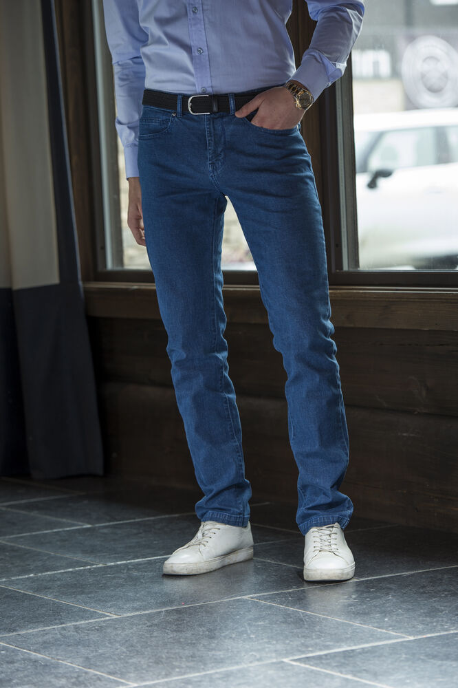 5-Pocket Stretch Denim von Clique – Denimblau