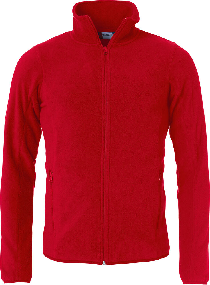 Basic Polar Fleece Jacket von Clique – Red