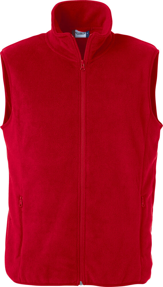 Basic Polar Fleece Vest von Clique – Red