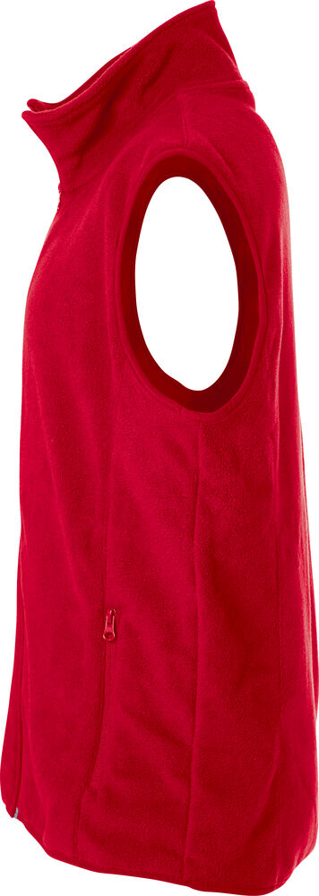 Basic Polar Fleece Vest von Clique – Red