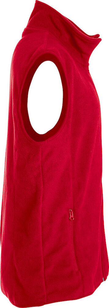 Basic Polar Fleece Vest von Clique – Red