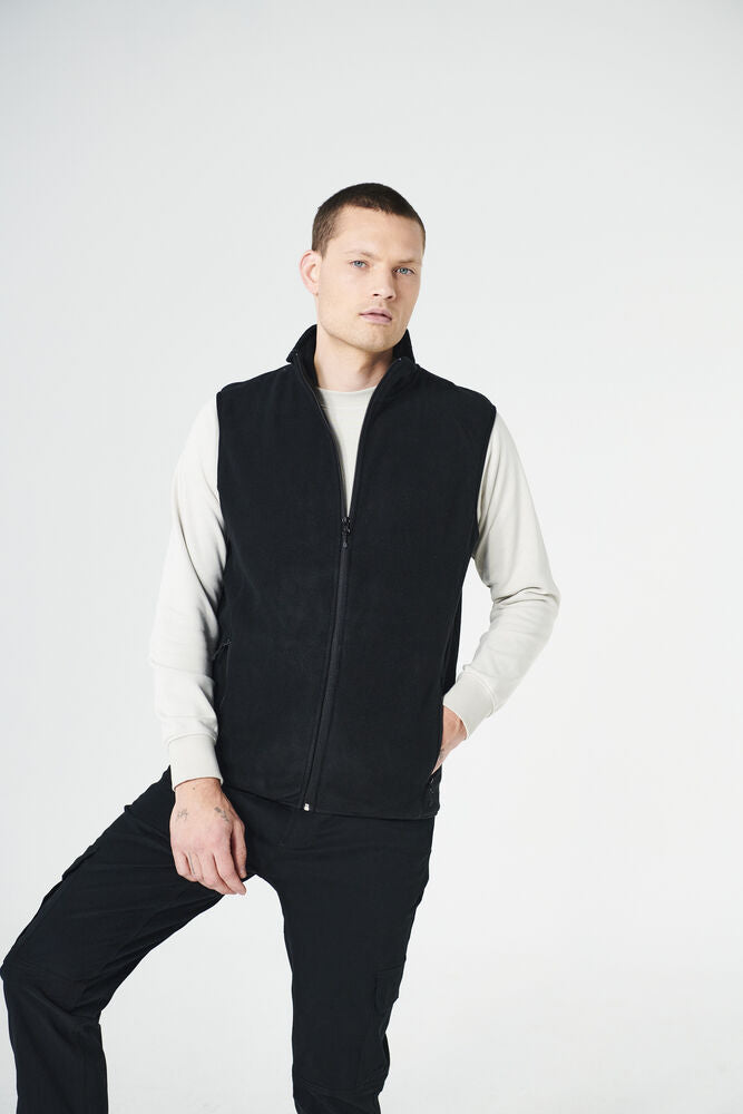 Basic Polar Fleece Vest von Clique – Red