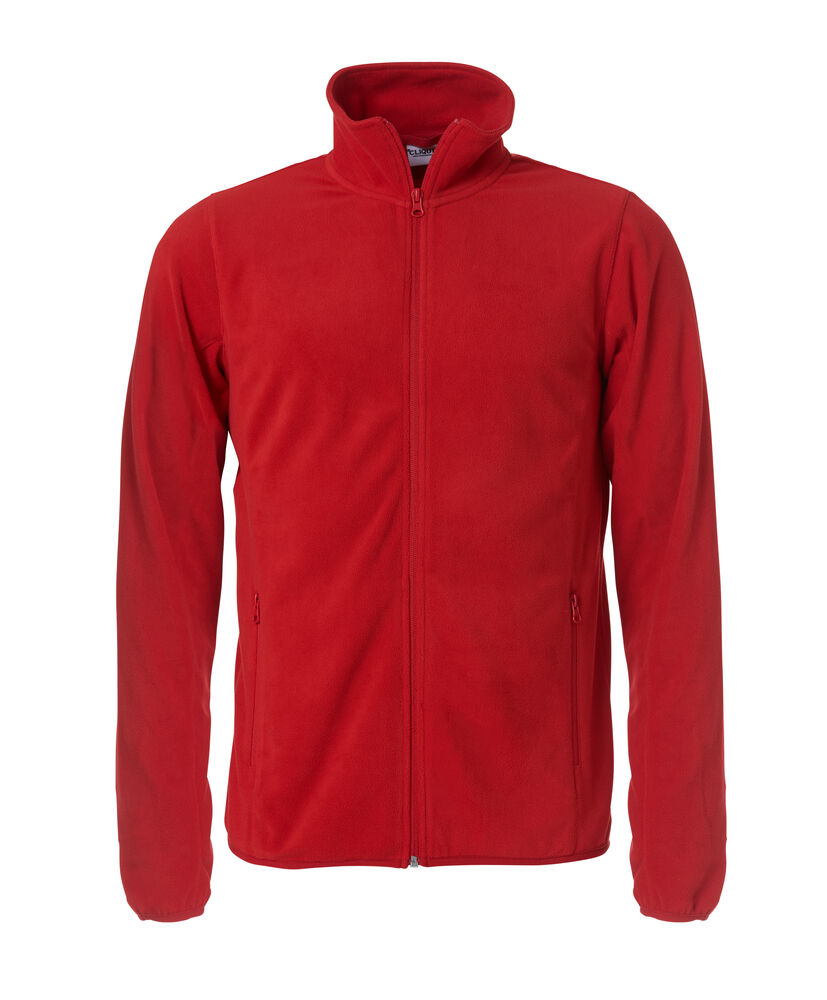 Basic Micro Fleece Jacket von Clique – Red