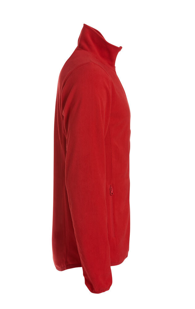 Basic Micro Fleece Jacket von Clique – Red
