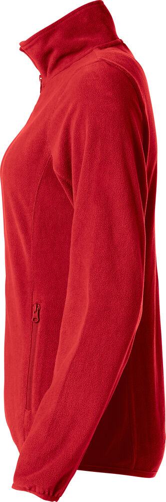 Basic Micro Fleece Jacket Women von Clique – Red