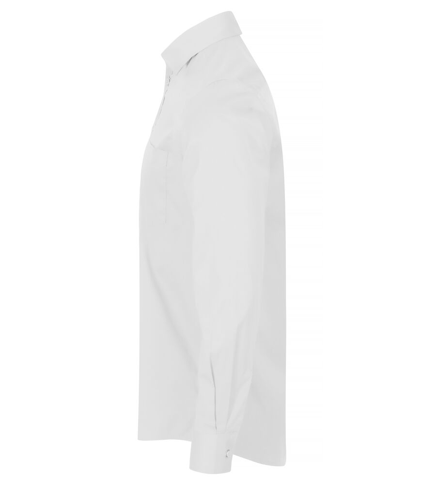 Stretch Shirt L/S von Clique – White
