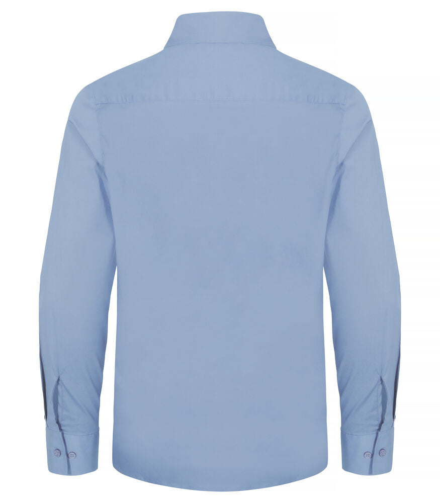 Stretch Shirt L/S von Clique – White