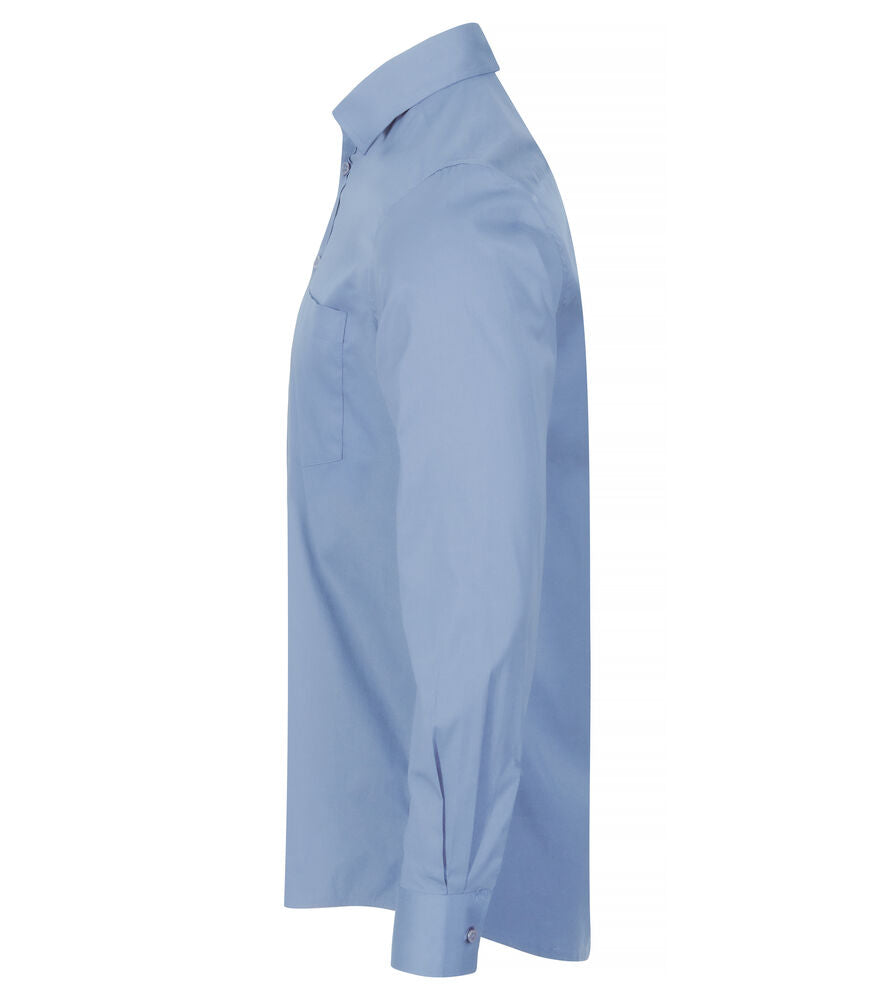 Stretch Shirt L/S von Clique – White